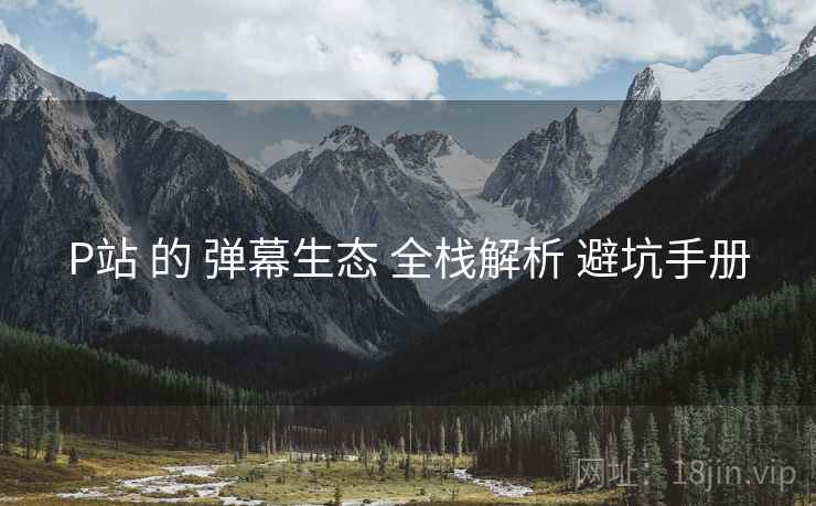 P站 的 弹幕生态 全栈解析 避坑手册