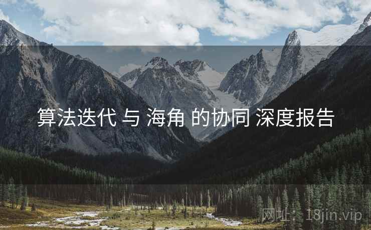 算法迭代 与 海角 的协同 深度报告
